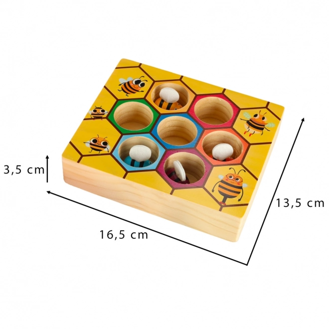 Montessori Lernspiel Bienenwabe