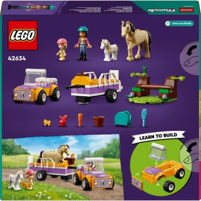 LEGO Friends Pferdeanhänger für Pferd und Pony