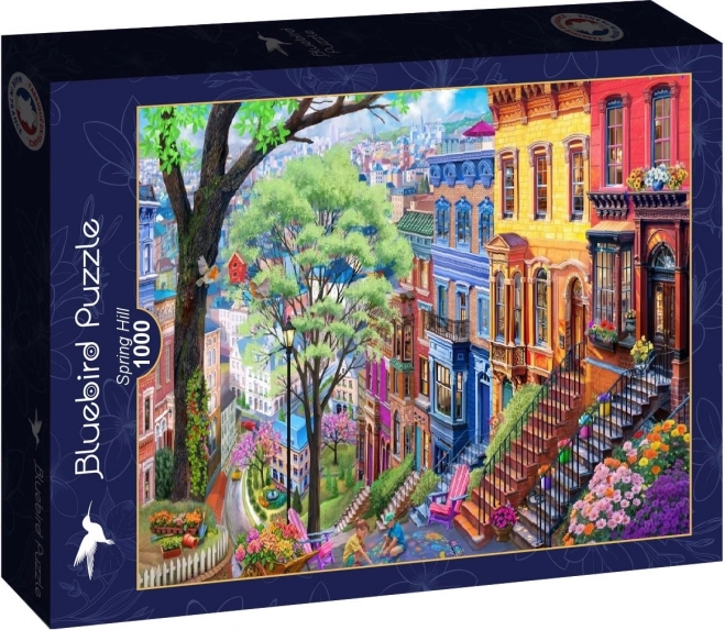 Puzzle Frühlingsstadt 1000 Teile von Bluebird