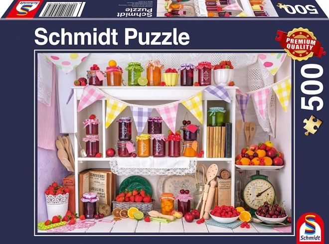Schmidt Puzzle Marmeladen und Konfitüren 500 Teile