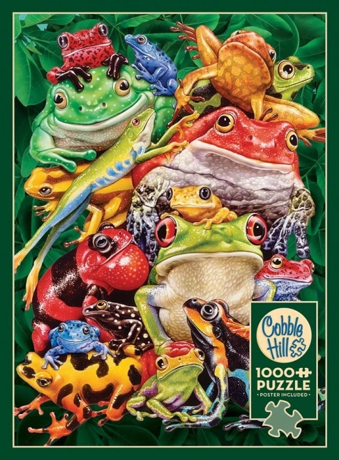 Puzzle Frosch-Geschäft 1000 Teile von COBBLE HILL