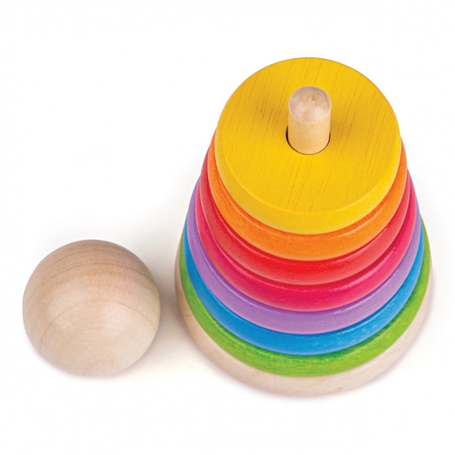 Bigjigs Baby Regenbogen Stapelmann