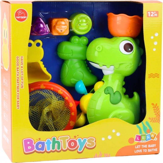 Badespielzeug-Set Dino mit Mühle
