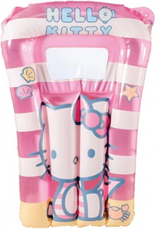 Aufblasbare Kinder-Luftmatratze Hello Kitty mit Fenster