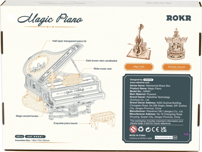 RoboTime Holzpuzzle Magisches Klavier