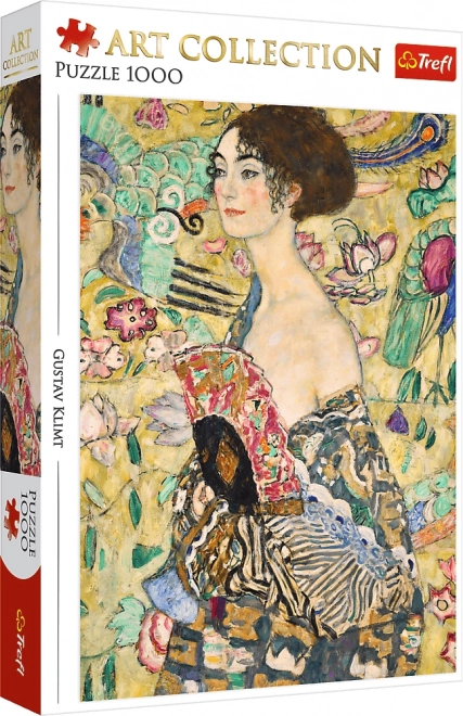 Puzzle Kunstsammlung: Dame mit Fächer 1000 Teile