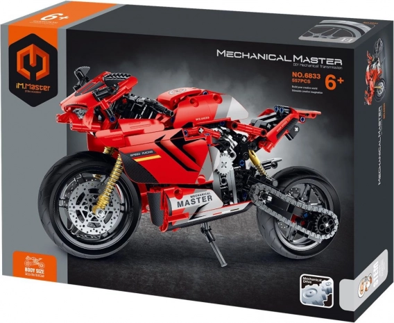 Baustein-Set iM.Master Motorrad, 557 Teile, Kunststoff