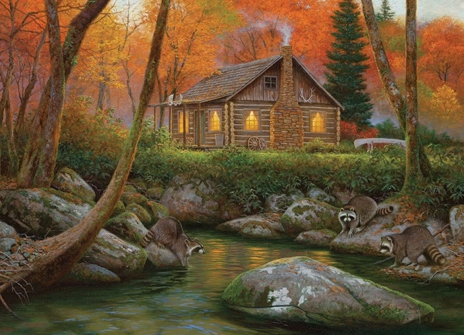 Puzzle COBBLE HILL Wochenend-Zuflucht 500 Teile