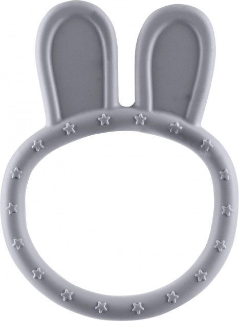Silikon-Beißring Rabbit, Dove Grey