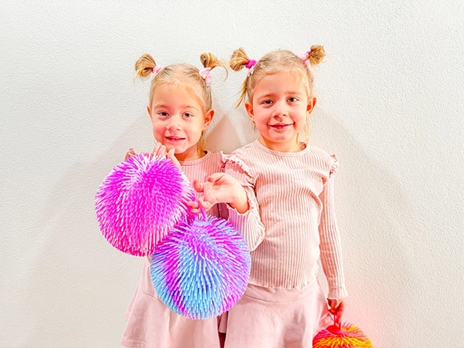 Sporto Regenbogen Lichtball Rosa Weiß