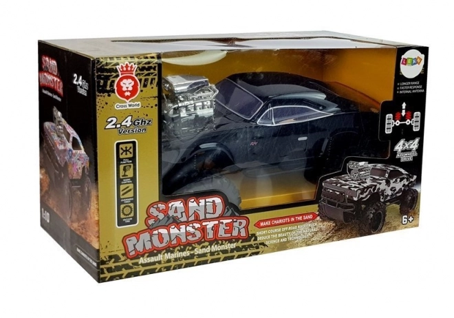 Zuverlässiges Geländewagen RC 4x4 Schwarz