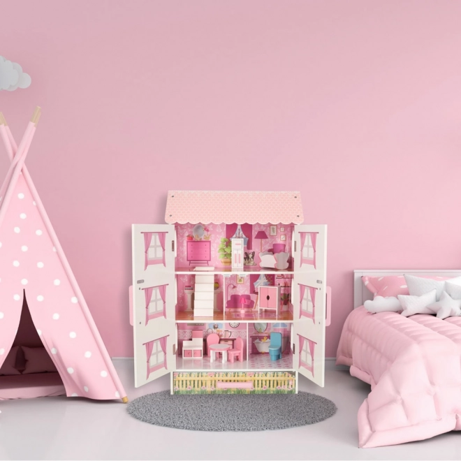 Drewniany Puppenhaus Lulilo rosa