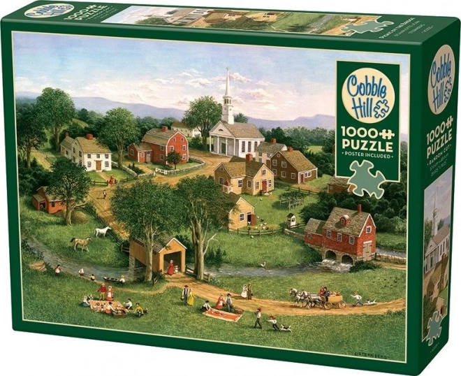 Puzzle Picknick an der Brücke 1000 Teile von Cobble Hill