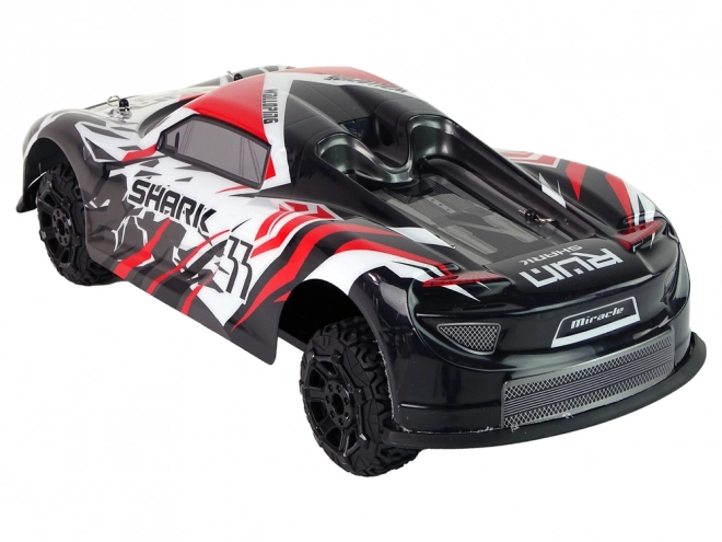 Graues und weißes ferngesteuertes sportauto 1:8