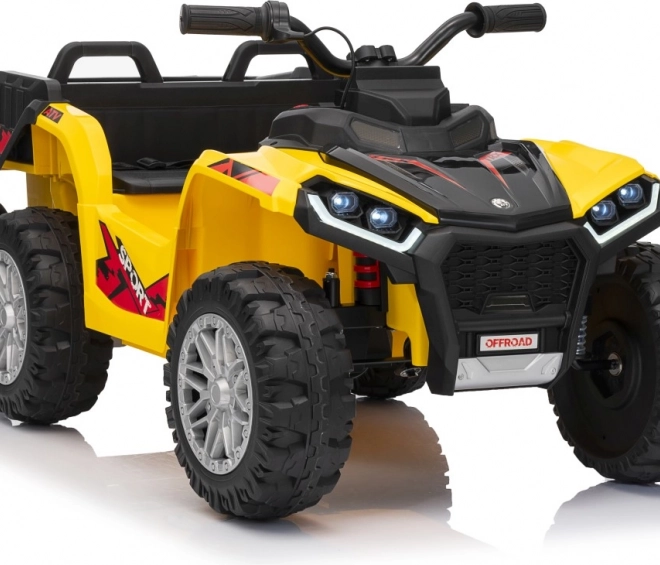 Gelbes sportliches Kinder-Quad TX ATV