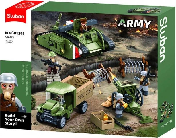 Sluban Armee-Panzer aus dem Zweiten Weltkrieg