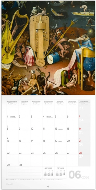 Notizkalender Hieronymus Bosch 2026