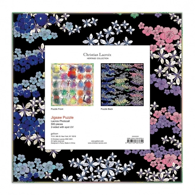 Beidseitiges Puzzle Christian Lacroix Photocall 500 Teile