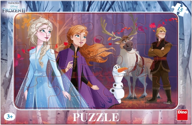Puzzle Die Eiskönigin II mit Kristoff – 15-teilige Tafel