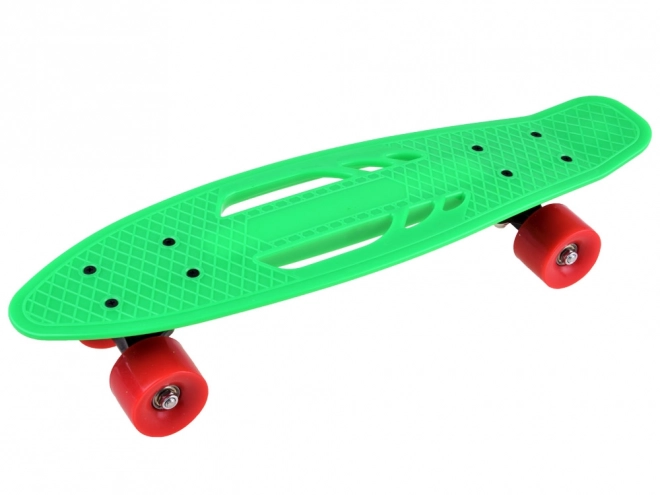 Leichte Kinder-Skateboard-Fishboard mit Durchbrüchen – Grün