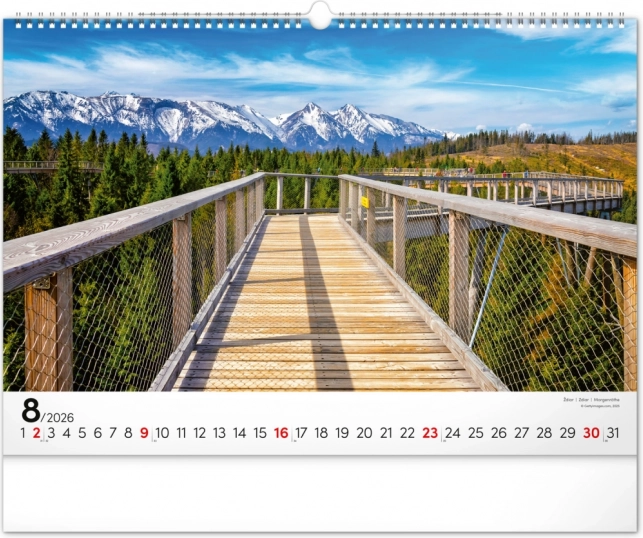 Wandkalender Magische Tatra 2026
