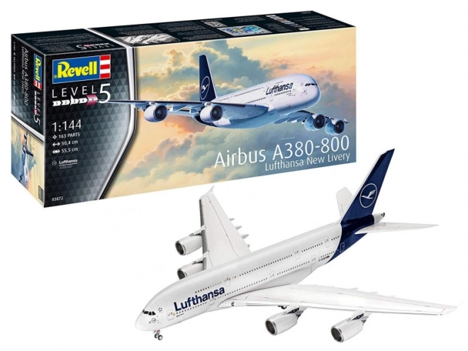 Plastikmodell Airbus A380-800 Lufthansa Neue Lackierung