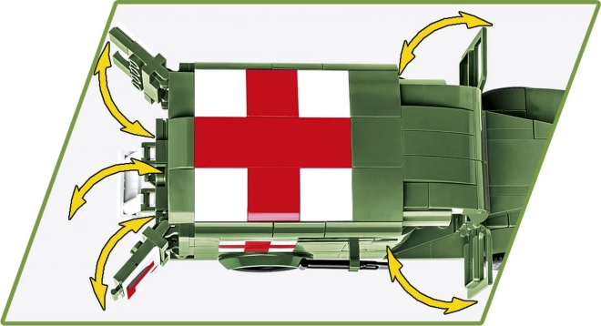 Konstruktionsspielzeug Zweiter Weltkrieg 1942 Ambulance