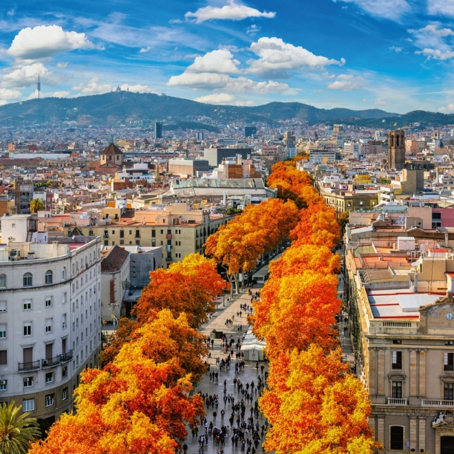 Wandkalender Barcelona 2026, 30 x 30 cm