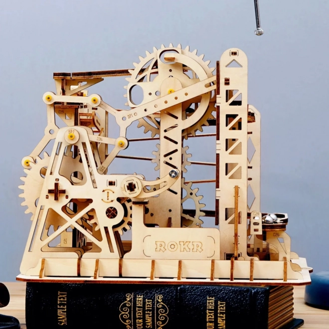 Robotime Rokr 3D Holzpuzzle Kugelbahn: Explorer