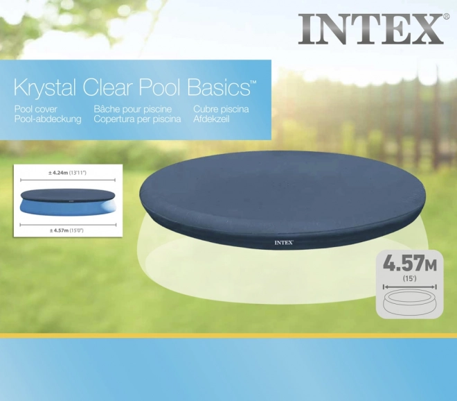 Abdeckplane für Pool 457 cm Intex