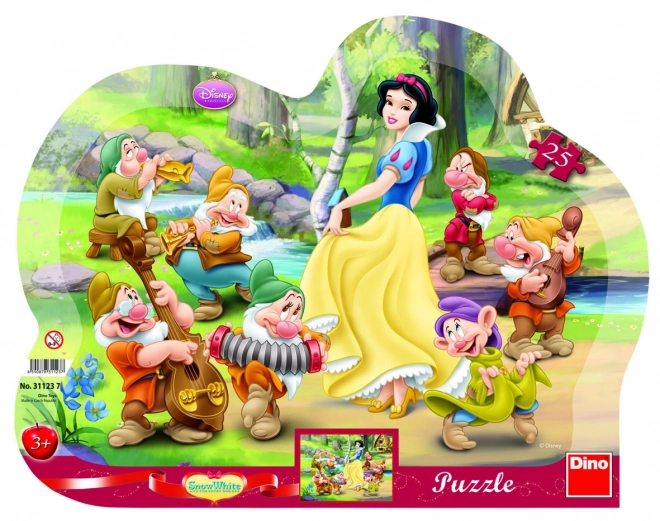 WD Schneewittchen Puzzle Rahmen Form