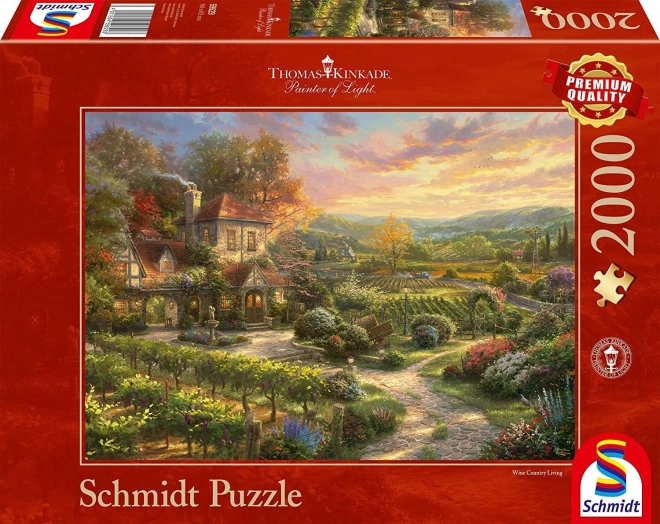 Schmidt Puzzle Haus am Weinberg 2000 Teile