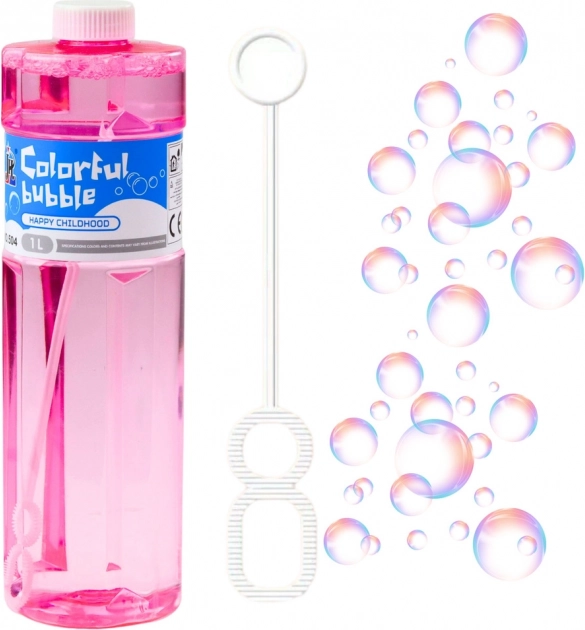 Große Flasche Seifenblasen mit Stab 1L