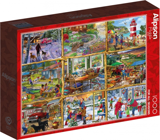 Alipson Puzzle Alle Jahreszeiten 1000 Teile