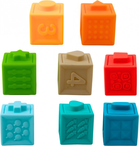 Gummisensorische Lernbausteine für Kinder
