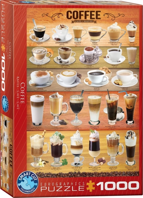 Eurographics Puzzle Kaffee 1000 Teile