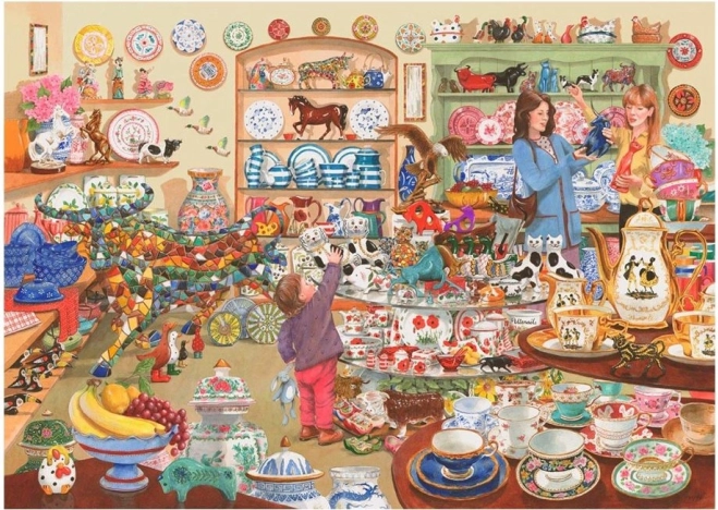 Puzzle Stiere im Porzellanladen 1000 Teile