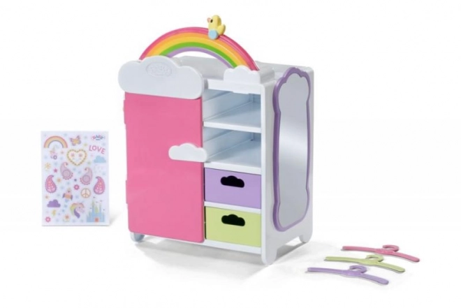 Baby Born Regenbogen Schrank