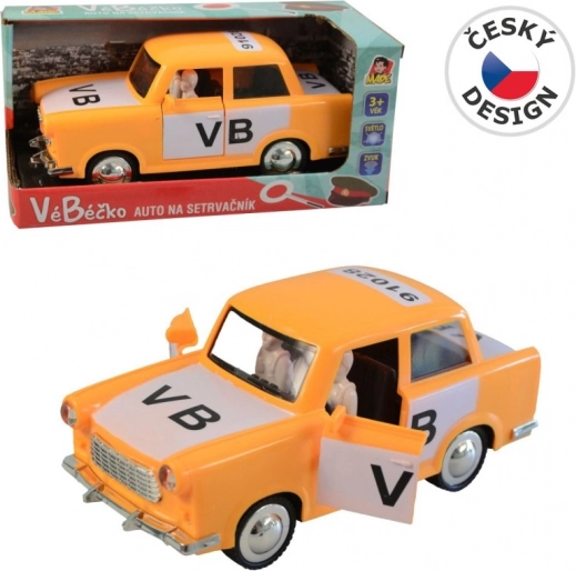 Retro-Auto VB mit Schwungrad 17 cm