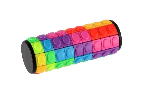 Zylinder-Puzzle Bunter Kunststoff