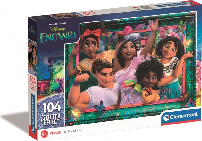 Clementoni Glitzer-Puzzle Disney Encanto 104 Teile