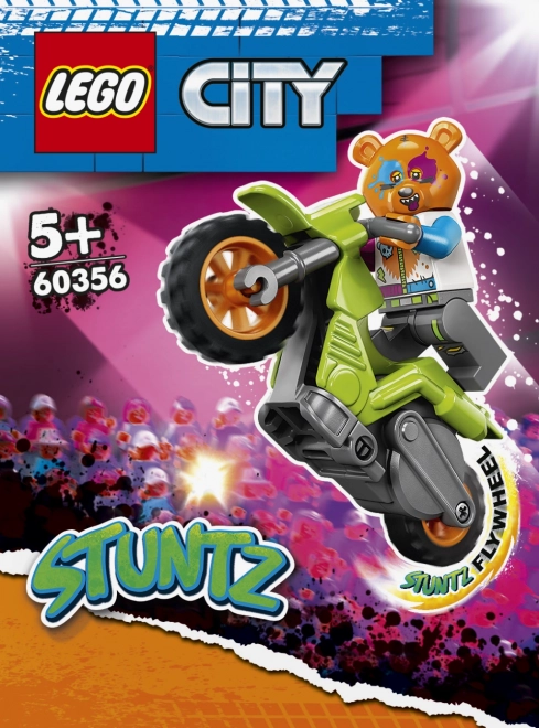 LEGO City Stuntz Motorrad mit Bärenhelm