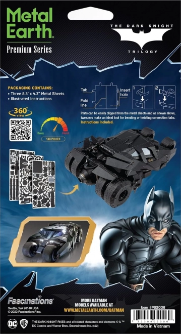 Metallbausatz 3D-Puzzle: BATMAN Tumbler