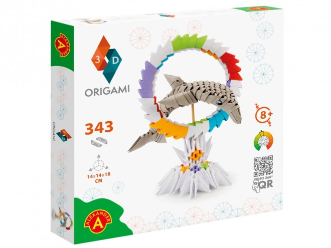 3D Origami Delfin