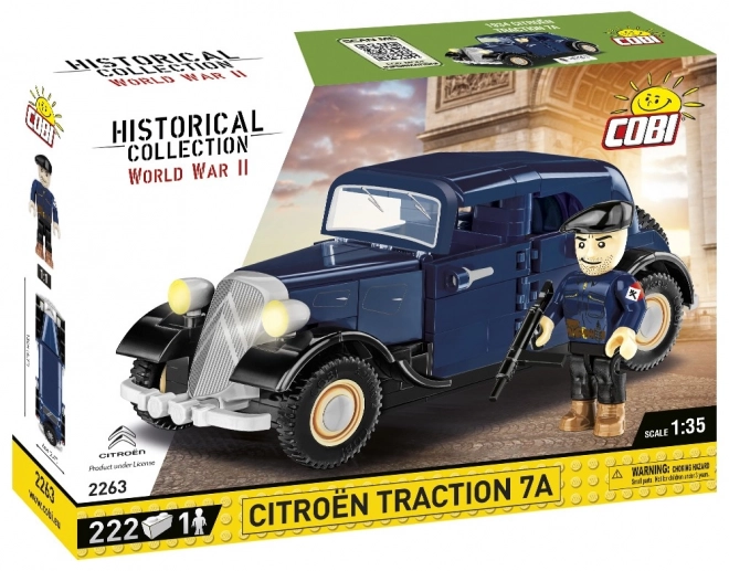 Citroën Traction 7A Modellauto Bausatz