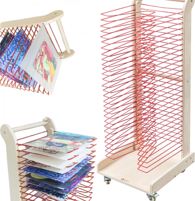 Ständer zum Trocknen von Kunstwerken - 30 Ebenen