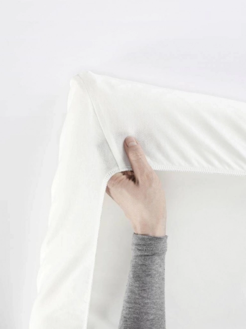 BABYBJÖRN - Reisebett LIGHT - Silber + Spannbettlaken – Schwarz
