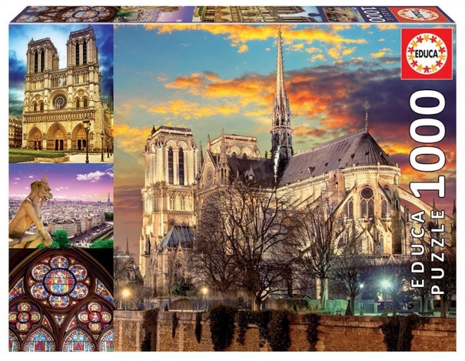 Puzzle Notre Dame Collage 1000 Teile