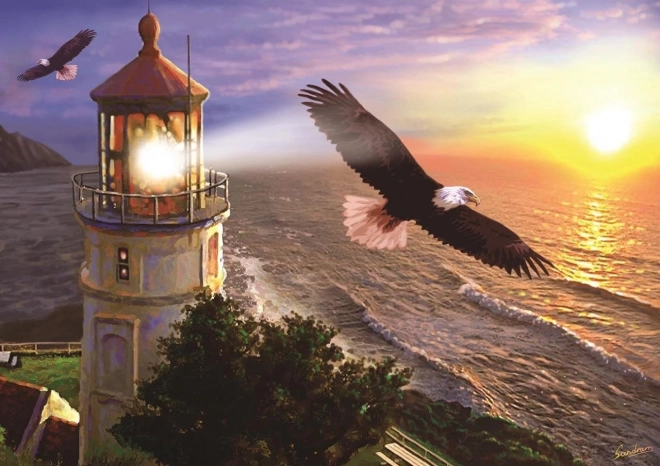 Puzzle Flug zum Morgengrauen 1000 Teile