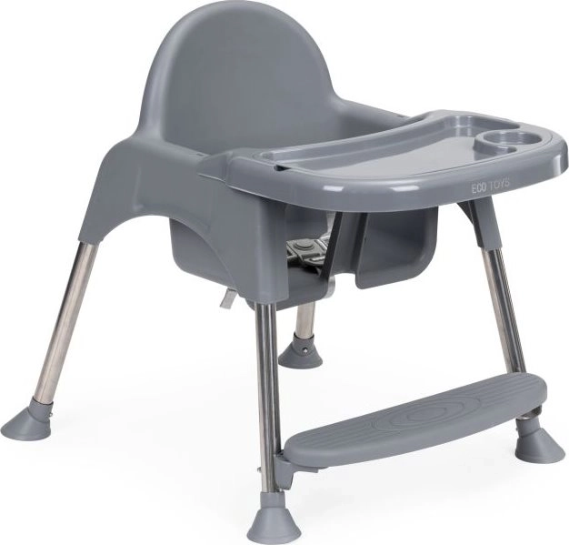 Hochstuhl für Kleinkinder 2in1 mit Tablett und Gurten